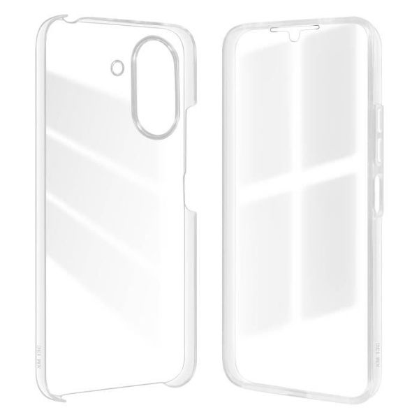AVIZAR Helfodral till Xiaomi Redmi 13C och Poco C65 - Transparent - Stötsäker Transparent