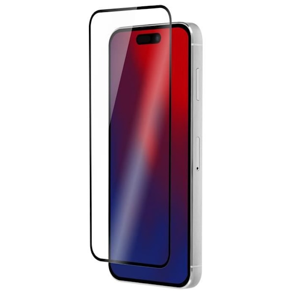 Härdat glas för iPhone 14 Pro Max OptiGuard Curve QDOS Transparent Svart