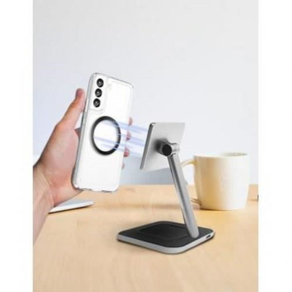 Adapter - BigBen - Kompatibel med MagSafe - Pakke med 2 - Sort og Sølv - Oplader to telefoner Svart silver