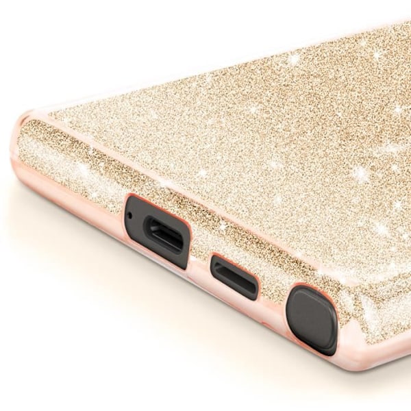 Coque Paillette til Samsung Galaxy S24 Ultra Ultra fin Silikone Guld Gul