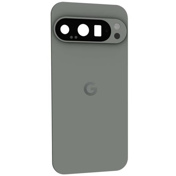 Bagcover - GOOGLE - Pixel 9 Pro - Grøn - Service Pack - Forenklet installation Grön