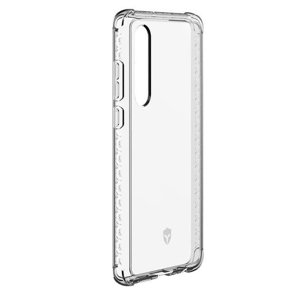 Telefonfodral - FORCE CASE - Huawei P30 - Stötsäker 2m - Transparent - Modern design Vit