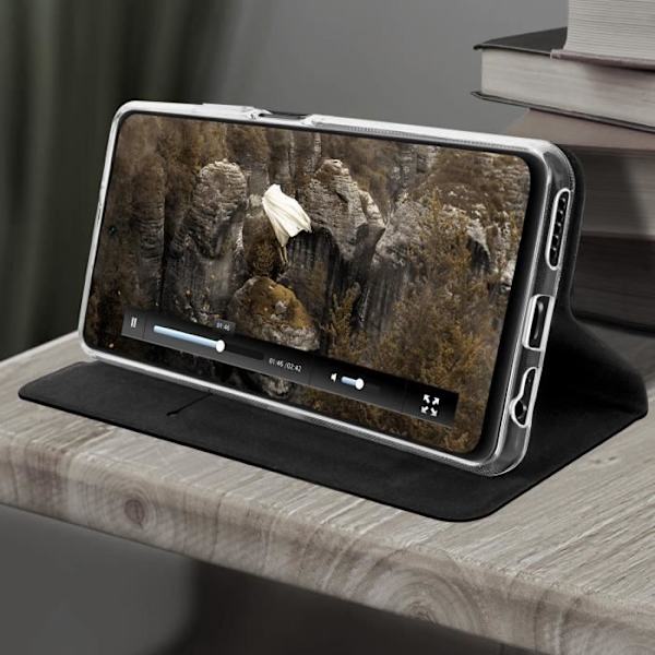 Folio-kotelo - BIGBEN - Huawei P smart 2021 - Korttipidike - Tuki-toiminto - Musta Svart