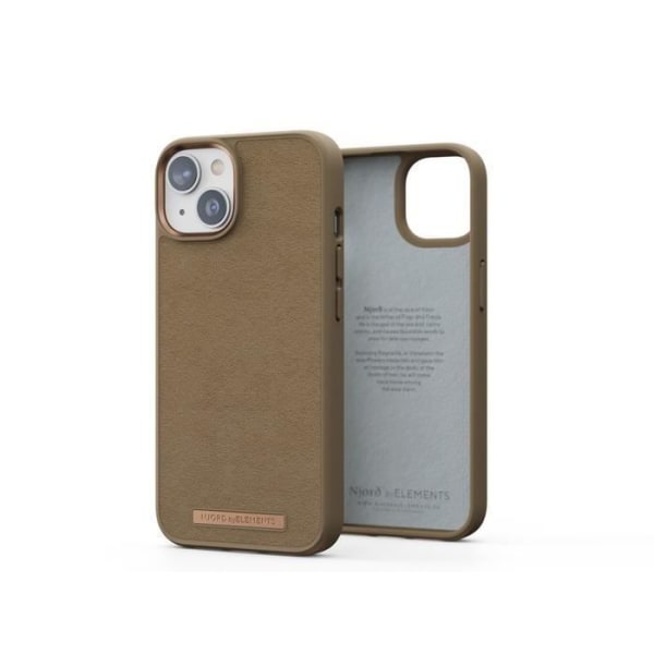 Cover til iPhone 14 COMFORT+ NJORD Camel Beige