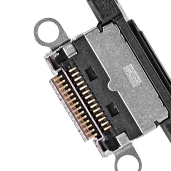 USB-C Oplade Connector - AVIZAR - iPhone 15 / 15 Plus - 28 Ben - Sort - Reservedel Svart