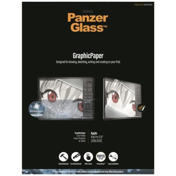PanzerGlass 2735 Skärmskyddsglas Lämplig för Apple-modeller: iPad Pro 12.9, 1 st.