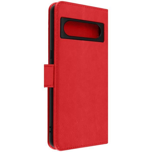 Etui til Google Pixel 8 - AVIZAR - Rød - Pungcover - Videosupportfunktion Röd