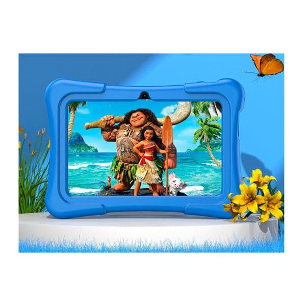 Uddannelsestablet - 7" - Android 11 - Stødabsorberende cover - Quad Core processor Blå