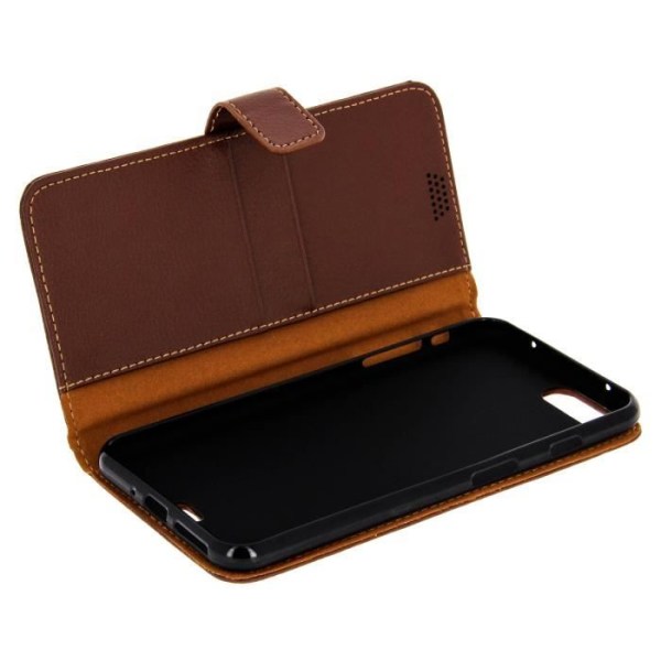 Wallet Flip Case iPhone 7 Plus / iPhone 8 Plus Brun