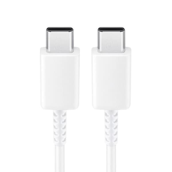 USB-C-kabel - SAMSUNG - EP-DW767JWE - Snabbladdning 3A - Längd 1,8m - Vit Vit
