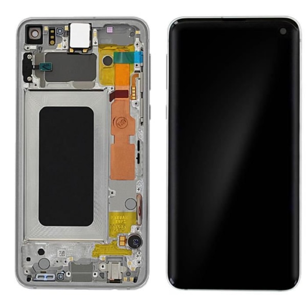 LCD-skärm - Samsung - Galaxy S10e - Prismavitt - Skärmbyte - 5,5 tum Vitt prisma