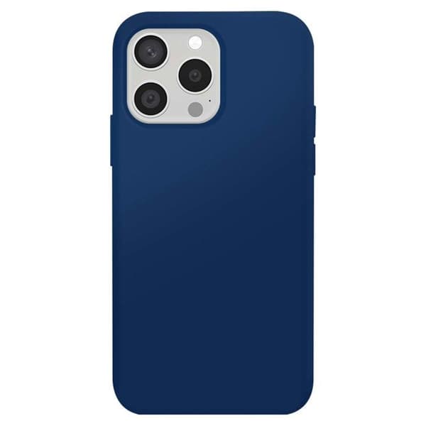 Cover - MOXIE - iPhone 14 Pro - TPU - Inderside i mikrofiber - Stødabsorbering Blå