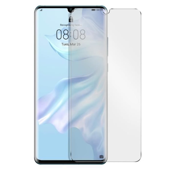 Näytönsuojakalvo - AVIZAR - Huawei P30 - 9H joustava lasi - Iskunkestävä - Läpinäkyvä Transparent