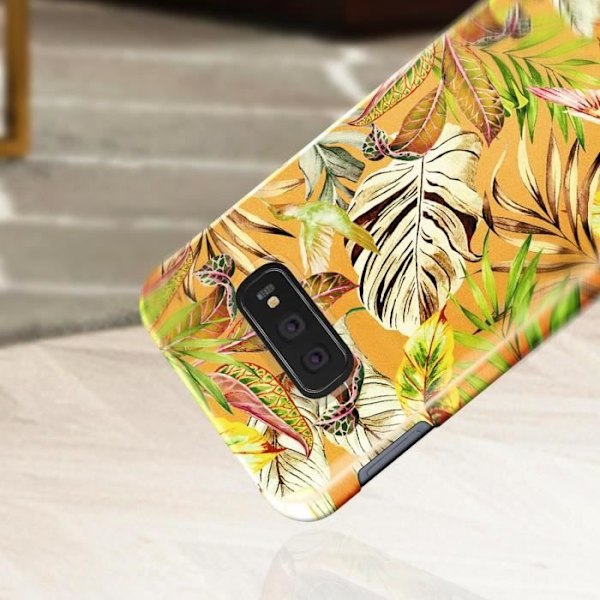 Fodral - IDEAL OF SWEDEN - Samsung Galaxy S10e - Mango Jungle - Resistant - Orange Apelsin, mango