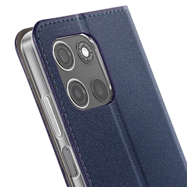 Motorola Moto G15 ja G15 Power Magneettinen Lompakko Sininen Yö Blå