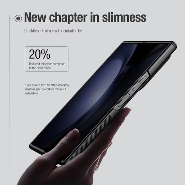 Nillkin - Super Frosted Shield - Samsung Galaxy Z Fold6 - musta