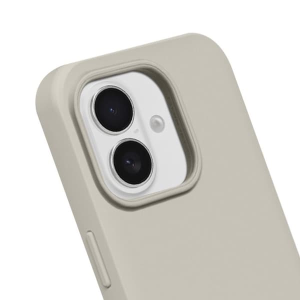 MagSafe-cover til iPhone 16 Plus, blød, stødabsorberende, SolidX-serie, Rhinoshield, beige beige