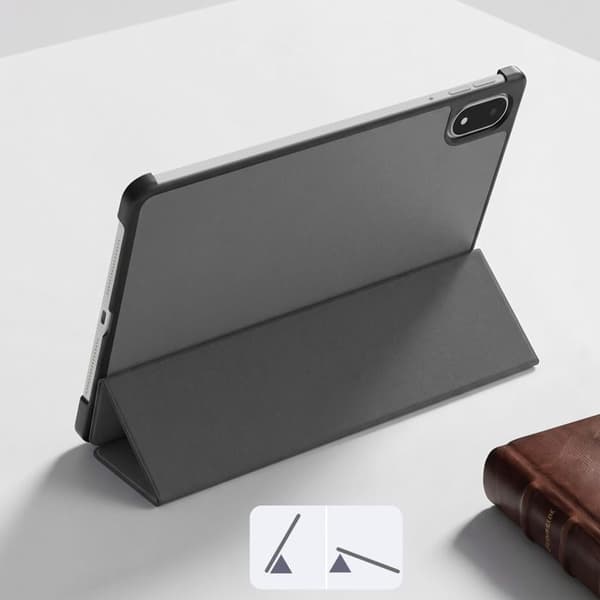 Klapskede til OnePlus Pad 3 serie Trifold med indbygget støtte i grå Grå