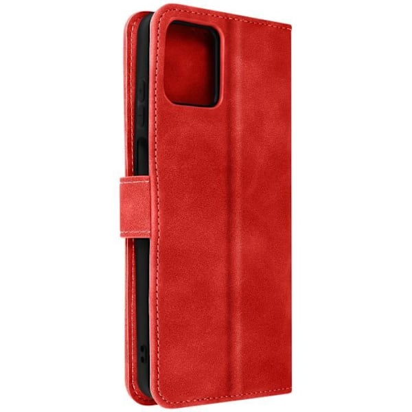 AVIZAR Pung Etui til Motorola Moto G32 - Rød - Video support funktion Röd