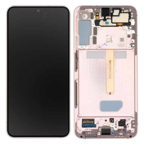 Komplet Block Galaxy S22 Plus LCD-skærm Touch Glas Original Samsung pink