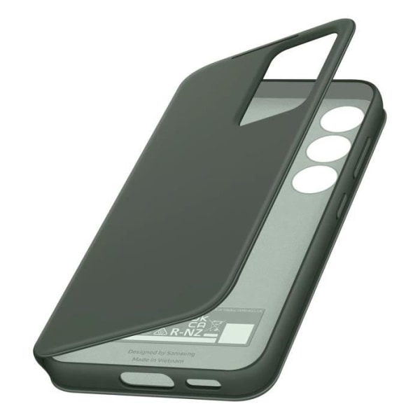 Cover til Galaxy S23 Plus Clear View Window Cover Orginal Khaki