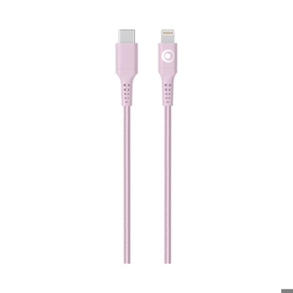 USB-C / Lightning Oplader- og Overførselskabel 3A Power Delivery 60W 1.2m BigBen Connected Pink