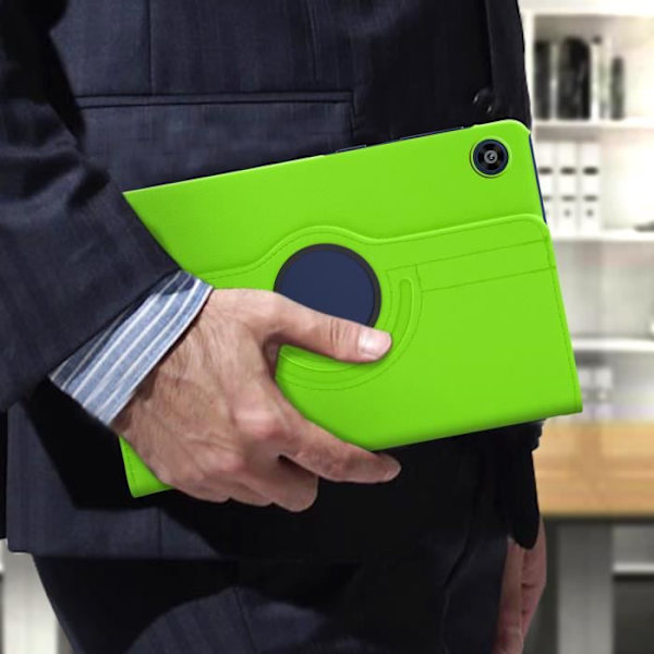 Étui - Huawei - MatePad T8 - Heltäckande Fodral - 360° Rotationsstöd - Grön Grön