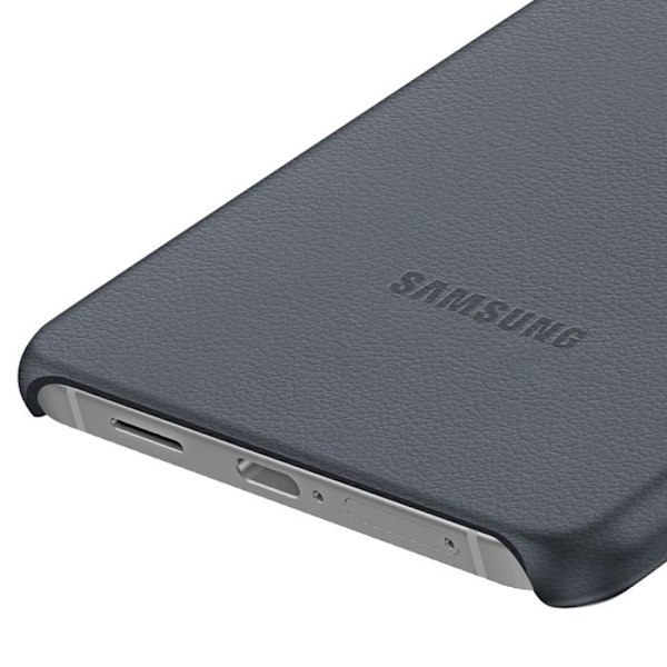 Coque för Samsung Galaxy S25 Edge Läder Kindsuit Original Samsung Svart