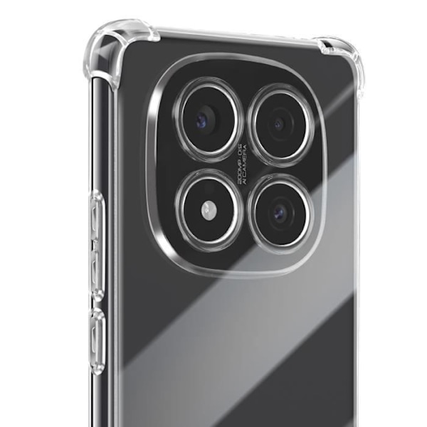 Stöttålig skal för Xiaomi Redmi Note 14 Pro och 14 Pro Plus Mayaxess Transparent Transparent