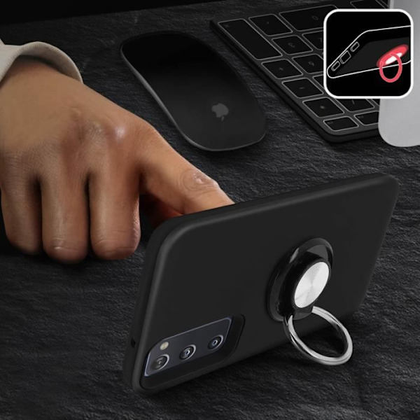 Coque - Armor Shield - Samsung Galaxy S20 FE - Antichock - Hållring - Videostöd Svart