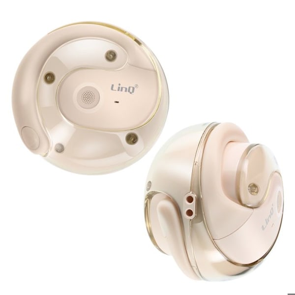 Bluetooth høretelefoner Clip knoglesensation mikro opkald berøringsfølsom LinQ beige Beige