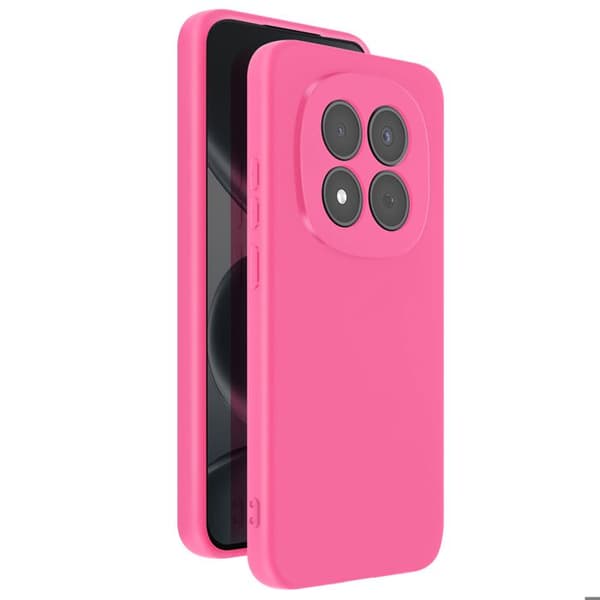 Coque Soft-Touch til Redmi Note 15 Pro 5G i Anti-glid Silikone Fuchsia Ros