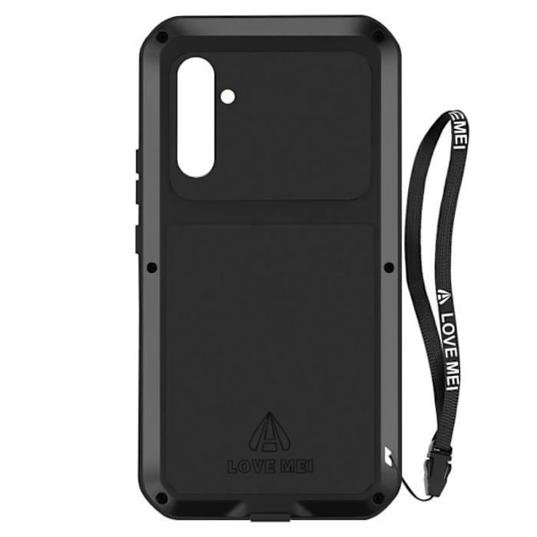 Coque - LOVE MEI - Samsung Galaxy S23 - Stötsäker - Vattentät - Flerlagrad Svart