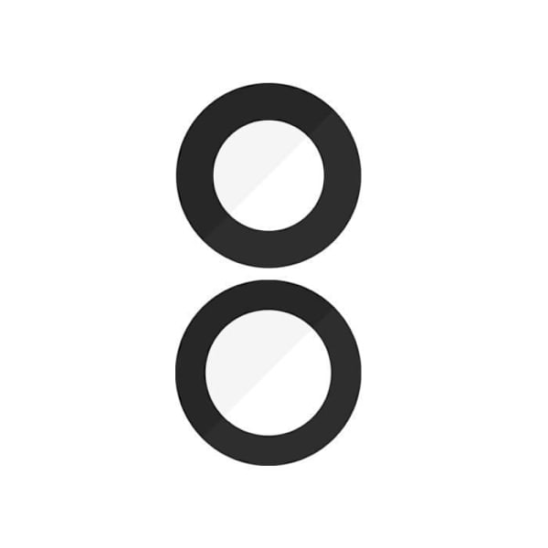 Bagkameraobjektiv til iPhone 13 og 13 Mini - AVIZAR - Sort - Højkvalitets beskyttelse Svart