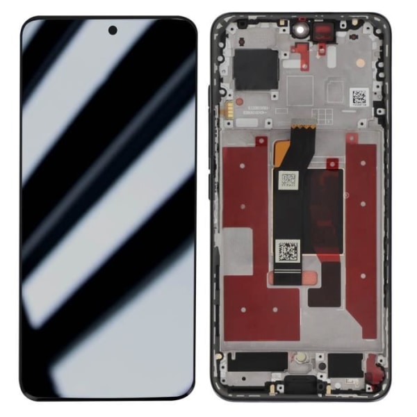 Komplet Modul til Honor 90 - RELIFE - LCD Skærm + Berøringsglas og Chassis - Sort Svart