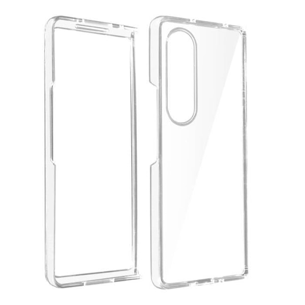 Galaxy Z Fold 4 Suojakuori - AVIZAR - Kovat takakulmat Puskurin kehys ulkoinen näyttö läpinäkyvä Transparent