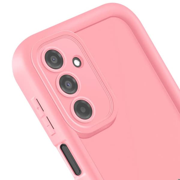 Coque - Samsung - Galaxy A26 - Silikone Blød - Soft Touch - Kamera Beskyttelse Rosa