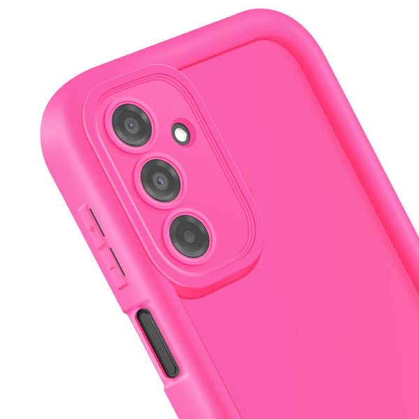 Skyddsfodral för Samsung Galaxy A26 Silikon Mjuk Beröring Upphöjda Kanter Fuchsia Rosa