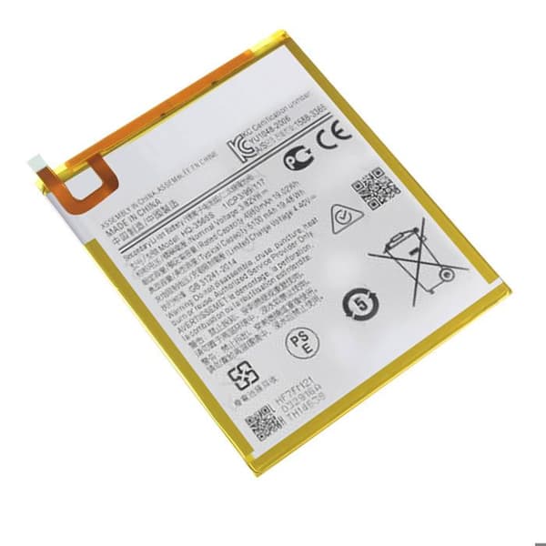 Internbatteri - AVIZAR - Samsung Tab A7 Lite - 5100mAh - Lithium Ion - Hvid Vit