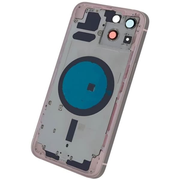 Chassi iPhone 13 - AVIZAR - Bakre glas för utbyte - Puderrosa - 90 g - Hög kvalitet Rosa