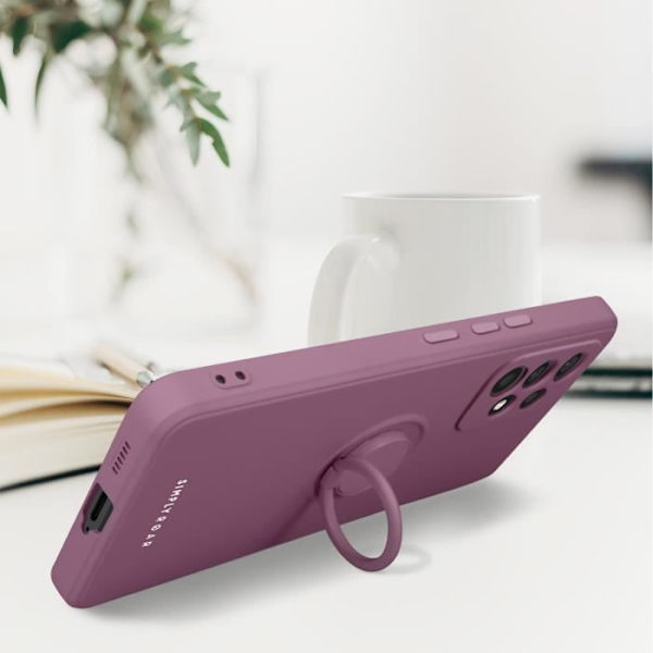 Telefoncover - ROAR - Samsung Galaxy A53 5G - Blødt silikonegel - Lilla - Video støtte ring Lila