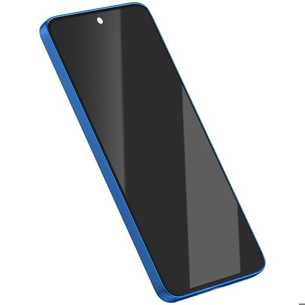 Skärm för Motorola Edge 50 Neo LCD + Touchglas + Original Motorola Blå Chassi Blå