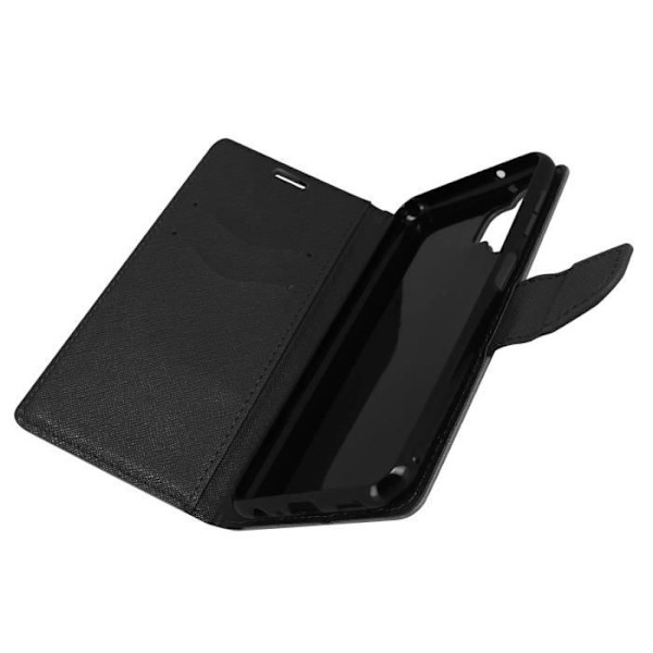Samsung Galaxy A13 etui - AVIZAR - Wallet Flip Video Support Funktion - Sort Svart