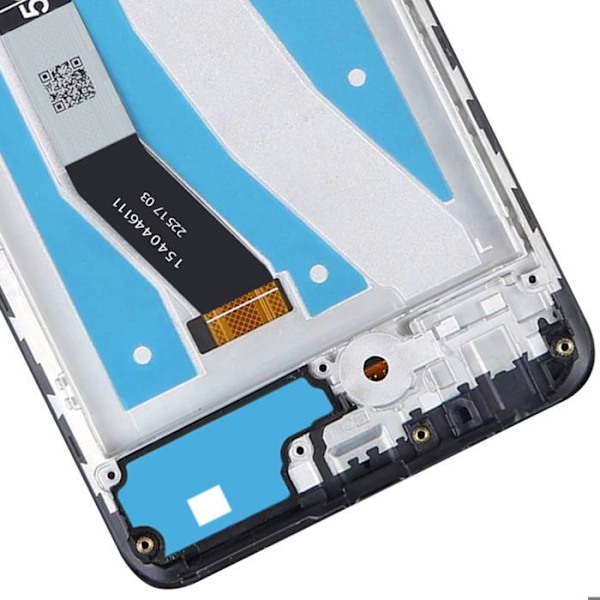 Komplett block för Motorola G32 5G LCD-skärm + pekglas och svart Relife-chassi Svart
