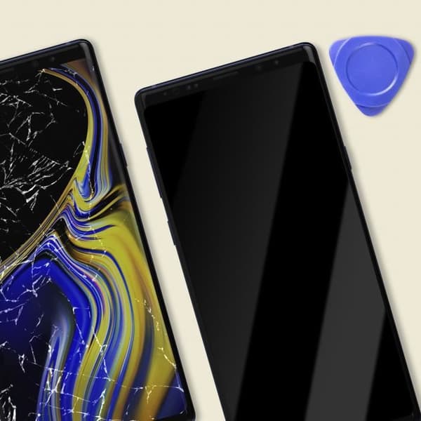 Fuld LCD-skærm - RELIFE - Samsung Galaxy Note 9 - Mørkeblå - Touchglas - Formonteret chassis Blå