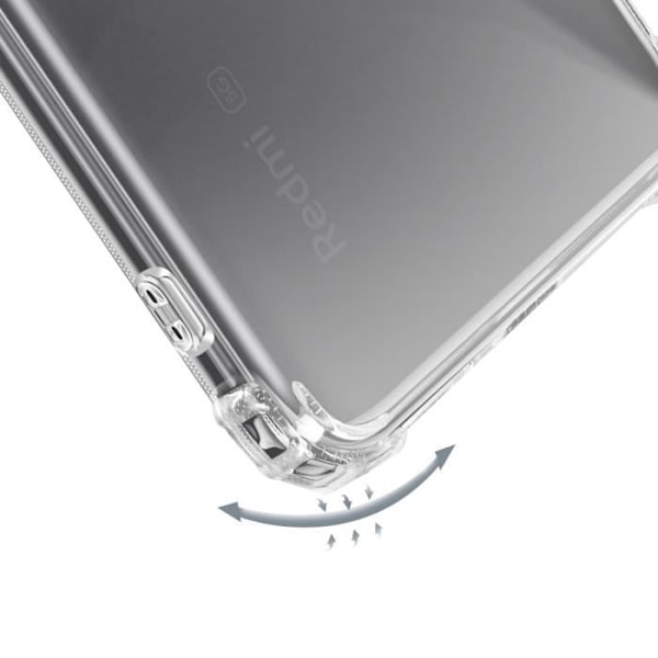 Skyddsskal för Xiaomi Redmi Note 14 5G Stötsäker Flexibel Förstärkta hörn Transparent Transparent