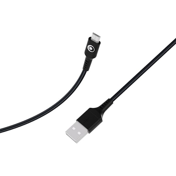 USB-A til micro-USB ladnings- og dataområde 10.5W 2.1A 1.2m BigBen Connected Sort