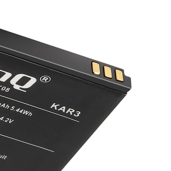 Internt batteri til Wiko Kar 3 - LINQ - BAT-WK08 - Kapacitet 1600mAh - Sort Svart