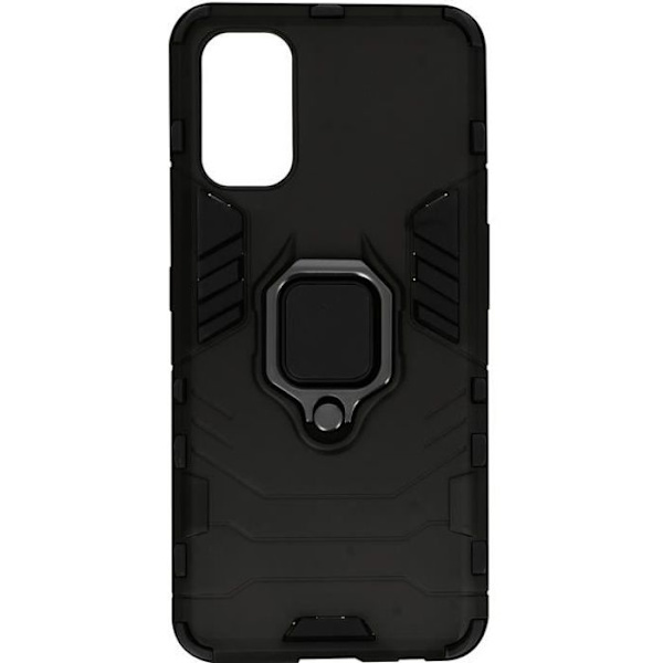 Coque - Xiaomi - Poco M3 / Redmi 9T - Antichock - Metallring - Videostöd Svart