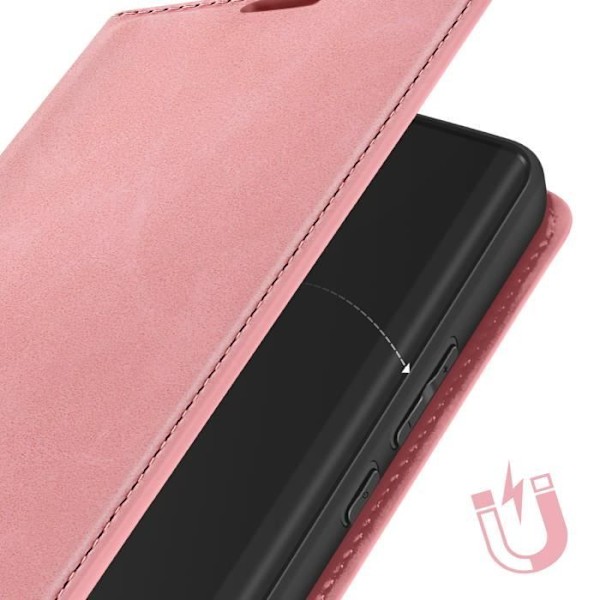 Fodral till Redmi Note 13 Pro Plus - AVIZAR - Mjukt skal - Rosa - Fullständigt skydd - Videostöd Rosa